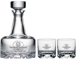 Audrain Concours Rock Decanter Set
