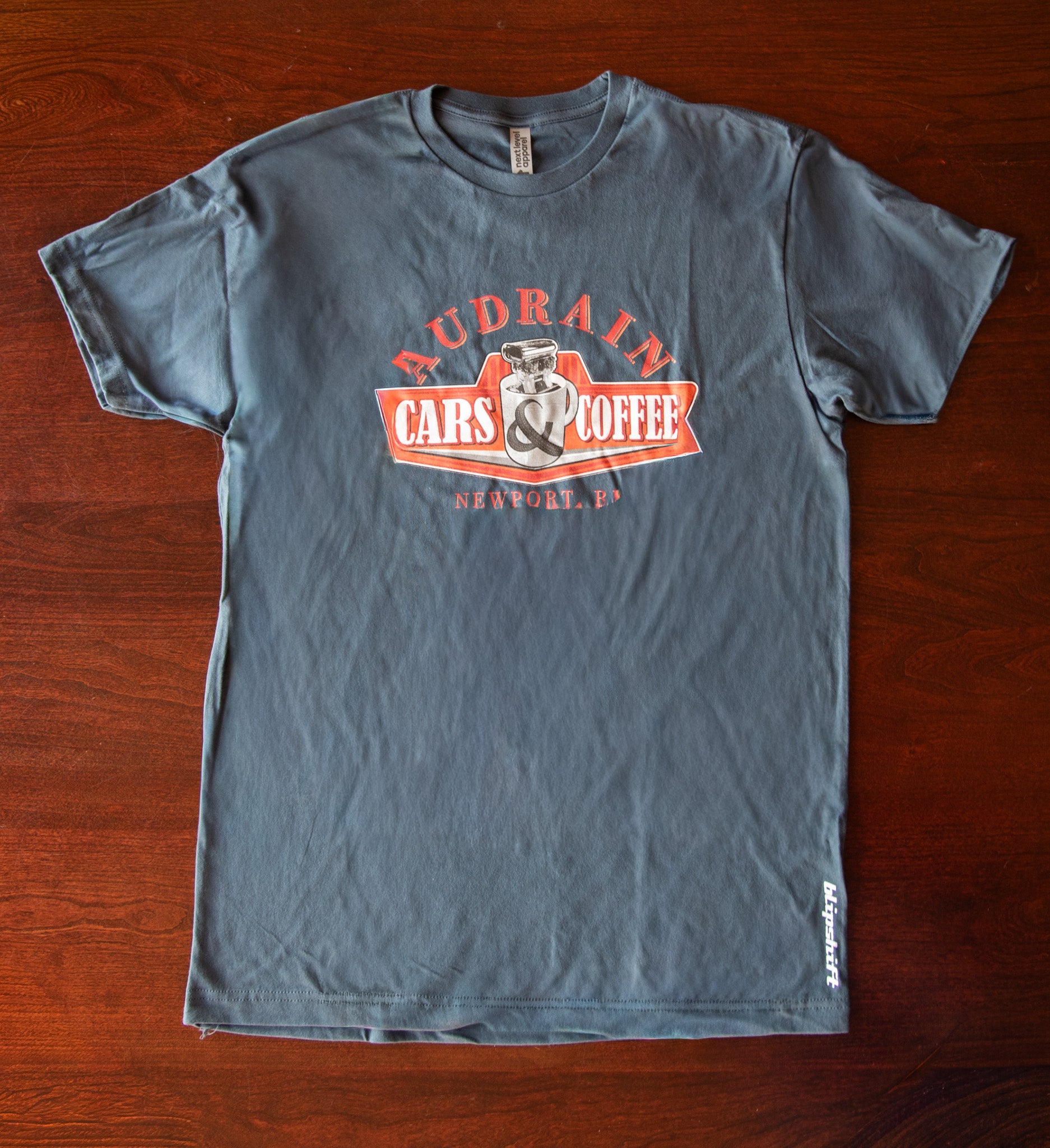 Audrain Retro Logo Cars & Coffee T-Shirt