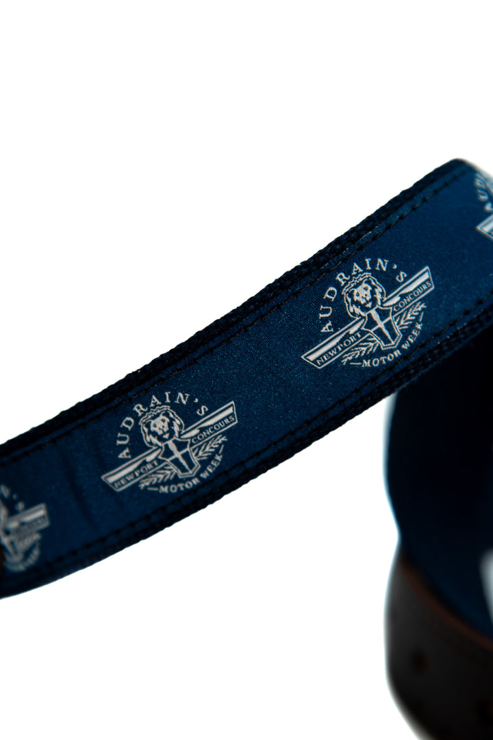 Audrain Concours Canvas Leather Belt