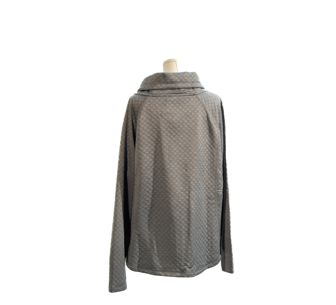 Audrain Concours Cowl Neck Zip Up Jacket