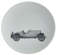 WhitneyWares Car Collection – Illustrated Porcelain Plates (8.5")