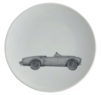 WhitneyWares Car Collection – Illustrated Porcelain Plates (8.5")