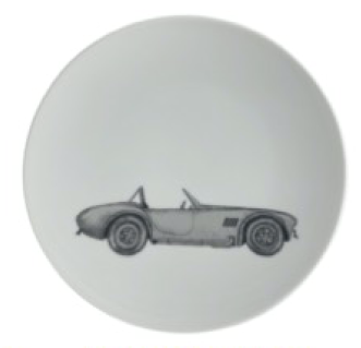 WhitneyWares Car Collection – Illustrated Porcelain Plates (8.5")