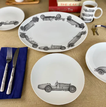 WhitneyWares Car Collection – Porcelain Servers