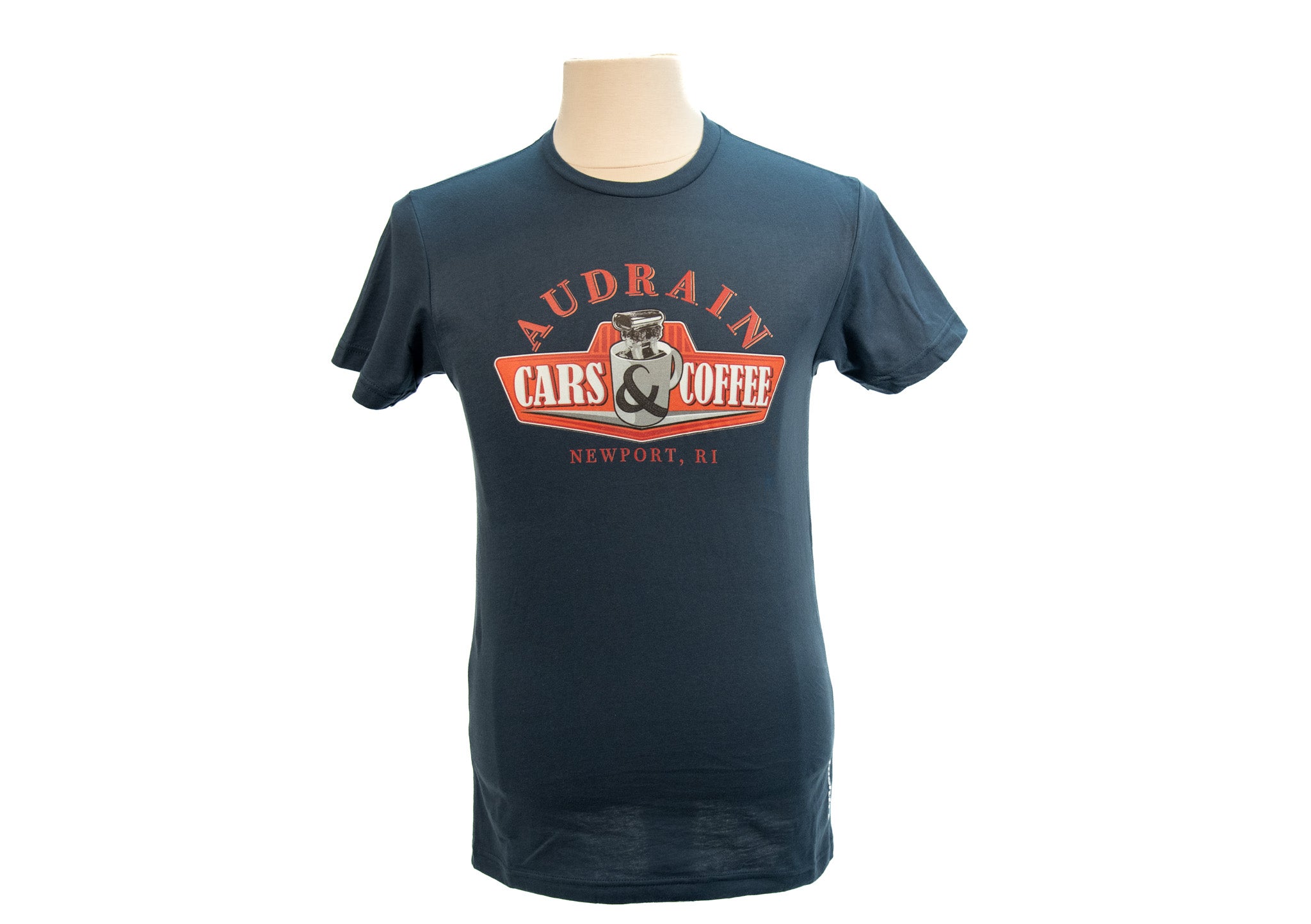 Audrain Retro Logo Cars & Coffee T-Shirt